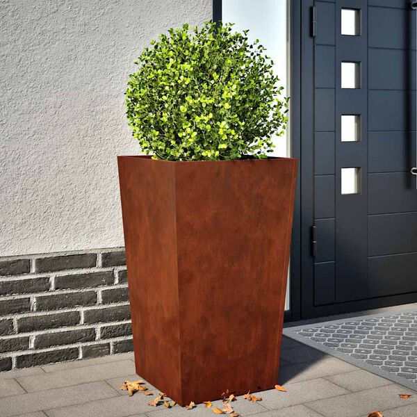 vidaXL Pflanzk&uuml;bel 2 Stk. 45x45x75 cm Wetterfester Stahl