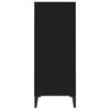 vidaXL Sideboard Schwarz 57x35x90 cm Holzwerkstoff