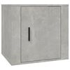 vidaXL Nachttisch Betongrau 50x39x47 cm