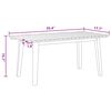 vidaXL Gartenst&uuml;hle mit Tisch 5 pcs Beige 90 x 45 x 40 cm