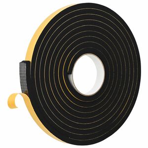 vidaXL Selbstklebendes Schaumstoffband 20 pcs Schwarz 20mm x 5m