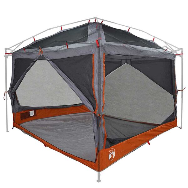 vidaXL Innenzelt mit Dach Grau und Orange 300 x 300 x 250 cm