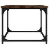 vidaXL Couchtisch R&auml;uchereiche 80x50x40 cm Holzwerkstoff und Eisen