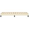 vidaXL Bettgestell Creme 80x200 cm Kunstleder