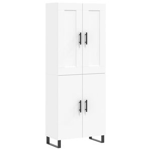 vidaXL Highboard Wei&szlig; 69,5x34x180 cm Holzwerkstoff