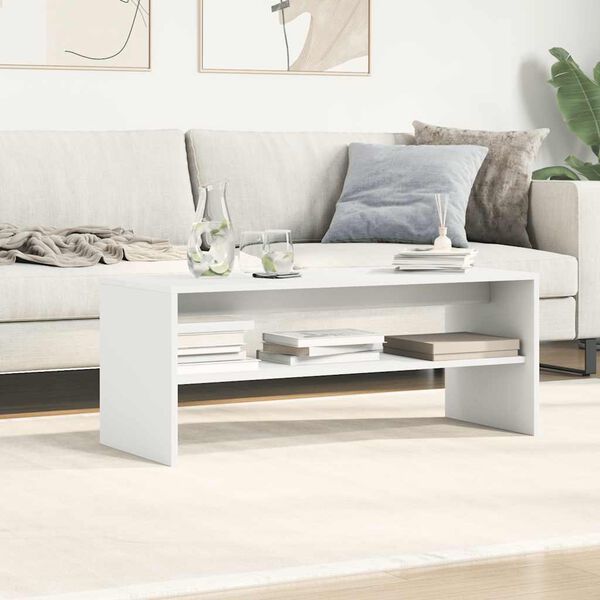 vidaXL TV-Schrank Wei&szlig; 100x40x40 cm Holzwerkstoff