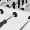 vidaXL Fu&szlig;ball Tischstopper 10 pcs Wei&szlig; 3 x 3 x 2 cm HIPS