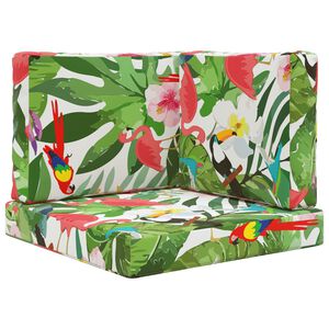vidaXL Sofakissen f&uuml;r drau&szlig;en Polyester Bunt 60 x 60 cm