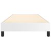 vidaXL Boxspringbettgestell Wei&szlig; 100x200 cm Kunstleder
