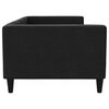 vidaXL Tagesbett Schwarz 90x190 cm Stoff