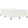 vidaXL Plattformbettgestell Creme 160 x 200 cm Stoff
