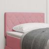 vidaXL Kopfteil mit Kopfteil Rosa 80 cm Kunstleder