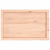 vidaXL Wandregal 80x50x(2-6) cm Massivholz Eiche Unbehandelt
