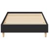 vidaXL Bettgestell ohne Matratze Schwarz 75x190 cm Holzwerkstoff
