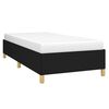vidaXL Bettgestell ohne Matratze Schwarz 90x190 cm Stoff