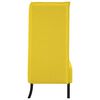 vidaXL Hoher R&uuml;cken Sofa 101cm Hellgelb Stoff