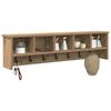 vidaXL Wandmontierter nachttisch Artisan-Eiche 100 x 16 x 26 cm