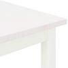 vidaXL Couchtisch Wei&szlig; 50 x 50 x 36 cm Massives Kiefernholz
