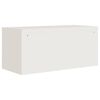 vidaXL Aktenschrank Wei&szlig; 90x40x145 cm Stahl