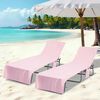 vidaXL Sonnenliege-T&uuml;cher 2 pcs Rosa 210 x 75 cm