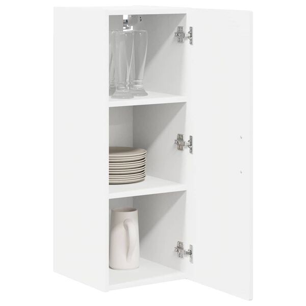 vidaXL K&uuml;chenschrank Hochglanz Wei&szlig; 30 x 31 x 80 cm Holzwerkstoff