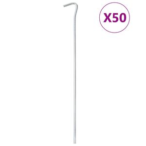 vidaXL Zeltheringe 50 Stk. 30 cm &Oslash;7 mm Verzinkter Stahl