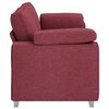 vidaXL Sofa 178cm Weinrot Stoff
