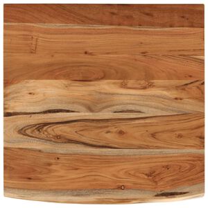 vidaXL Wandregal 40x40x3,8 cm Quadratisch Massivholz Akazie Baumkante