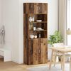 vidaXL Aufbewahrungsschrank Altholz 80 x 42,5 x 225 cm Holzwerkstoff