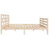 vidaXL Massivholzbett ohne Matratze 120x200 cm