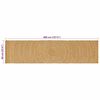 vidaXL Bereichsteppiche Rechtwinklig Braun 60 x 400 cm Jute