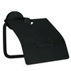 Kleine Wolke Toilettenpapierhalter mit Deckel Apollo Nero Schwarz