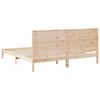 vidaXL Massivholzbett Extra Lang ohne Matratze 200x210 cm
