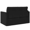 vidaXL Schlafsofa 110cm Schwarz Samt