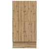 vidaXL Aufbewahrungsbettgestell Artisan-Eiche 120 cm Holzwerkstoff