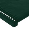 vidaXL Kopfteil Dunkelgr&uuml;n 80x5x118/128 cm Samt
