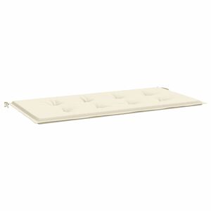 vidaXL Gartenbank-Auflage Creme 100x50x3 cm Oxford-Gewebe