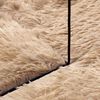 vidaXL Teppich Shaggy Hochflor NAVARRA Beige 200x200 cm Polyester