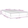 vidaXL Bettgestell ohne Matratze Dunkelblau 120x200 cm Samt