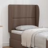 vidaXL Kopfteil Ohr Hellbraun PVC