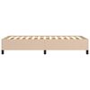 vidaXL Bettgestell Cappuccino-Braun 90x190 cm Kunstleder