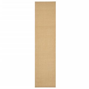 vidaXL Teppich Natur Sisal 80x350 cm