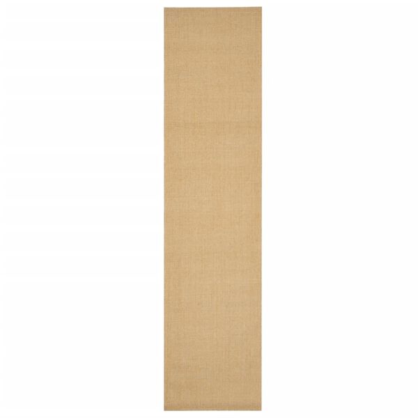 vidaXL Teppich Natur Sisal 80x350 cm