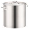 vidaXL 3-tlg. Kochtopf-Set 50/21/6 L Edelstahl