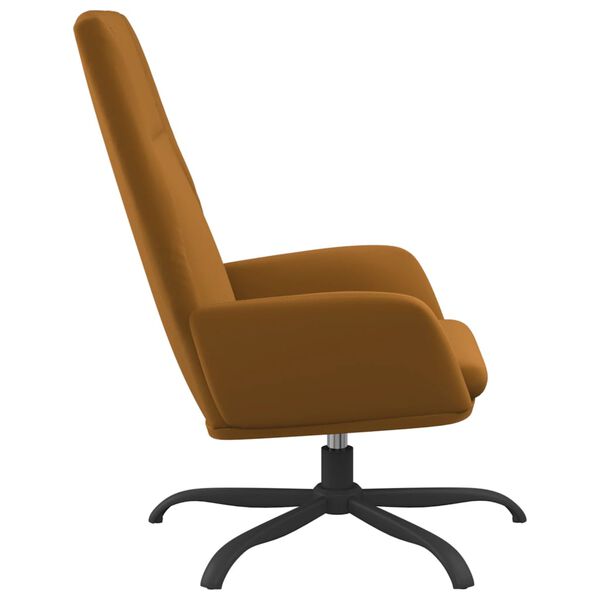 vidaXL Relaxsessel Braun Samt