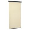 vidaXL Balkon-Seitenmarkise 125x250 cm Creme