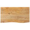 vidaXL Tischplatte mit Baumkante 120x60x2,5 cm Massivholz Mango