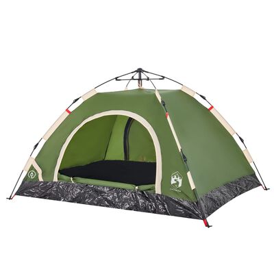 vidaXL Campingzelt 2 Personen Grün Quick Release