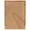 vidaXL Bilderrahmen Collage 5 Stk. f&uuml;r Tisch Golden 15x21 cm MDF