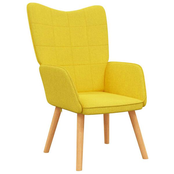 vidaXL Relaxsessel Senfgelb Stoff